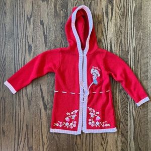 Classic Strawberry Shortcake Cardigan size 6
